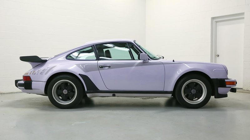 Illustration for article titled This Lilac 'Widowmaker' Porsche 911 Turbo Is Proof We Need More Pastel Cars